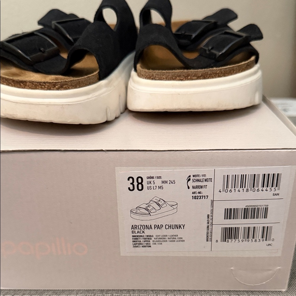 Papillio Kids Black Chunky Sandals